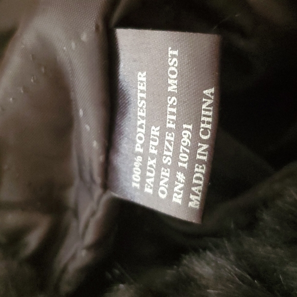 BLACK RIMMED HAT - Picture 4 of 4